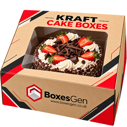 Custom Kraft Cake Boxes