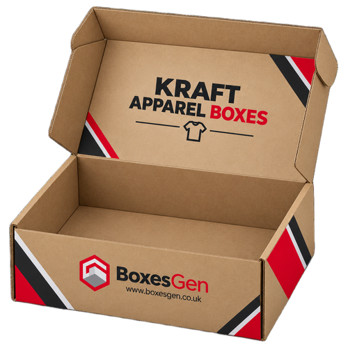 Custom Kraft Apparel Boxes 