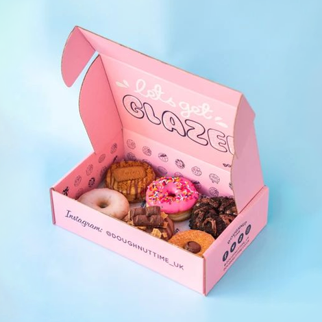 Pink Donut Boxes 