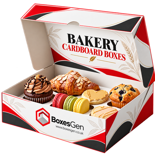 Custom Bakery Cardboard Boxes