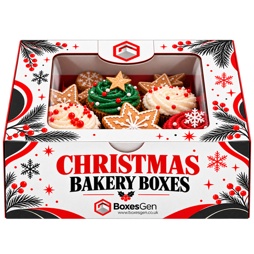 Custom Christmas Bakery Boxes 