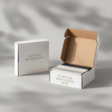Small Book Box Custom Mini Book Boxes