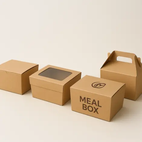 Kraft Meal Boxes 