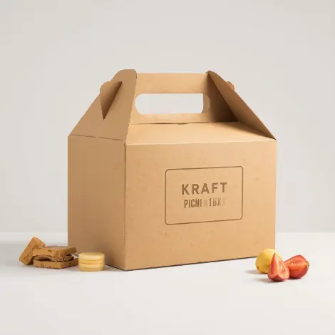 Kraft Picnic Boxes 