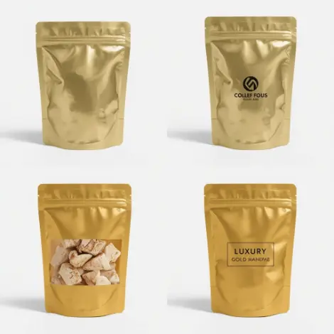 Gold Mylar Bags 