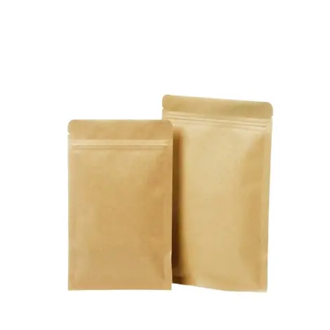 Kraft Zipper Bags 