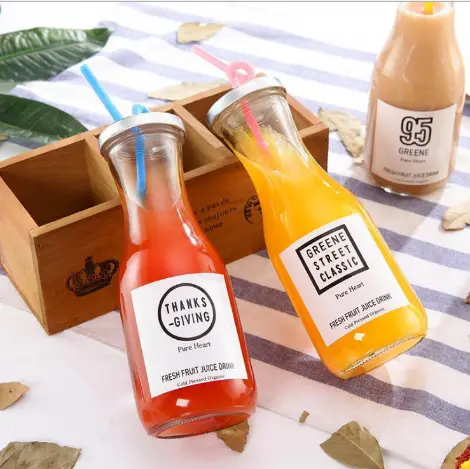 Glass Bottles For Juice Packaging 
