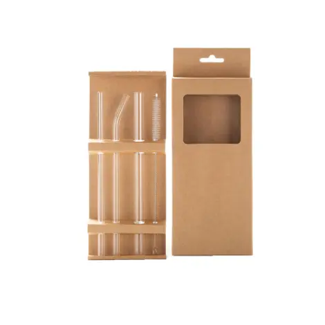 Glass Straw Packaging 