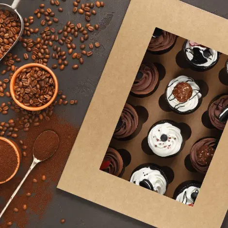 Kraft Truffle Boxes 