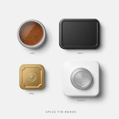 Spice Tin Boxes