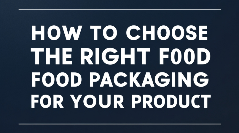 How To Choose The Right Food Packaging For Your Product